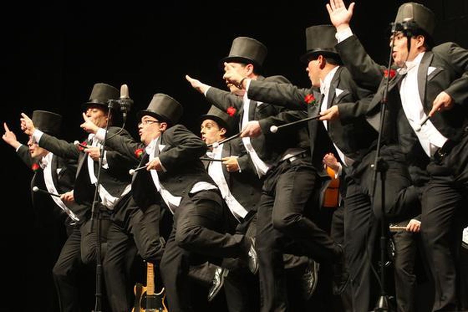 La agrupación 'Los Dandys Forever'  Foto: Paco Guerrero