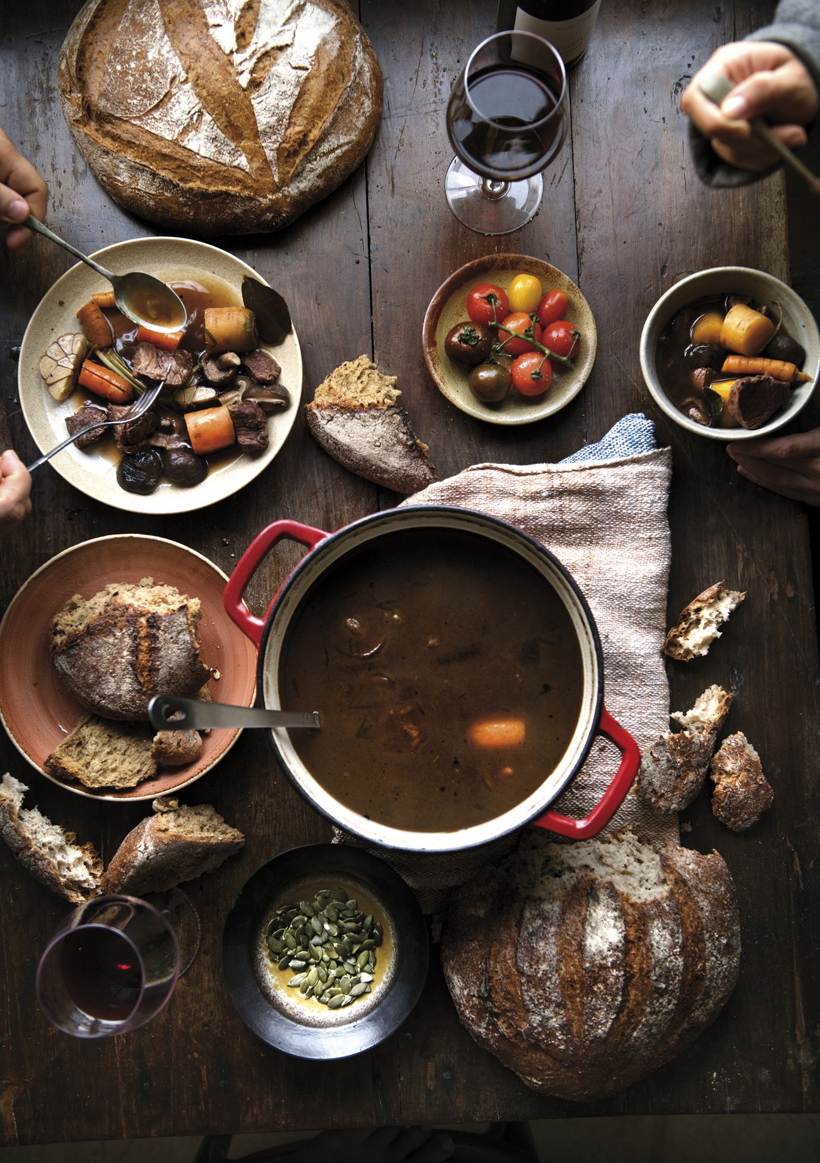 Algunos ingredientes de la gastronomía gaditana en Navidad