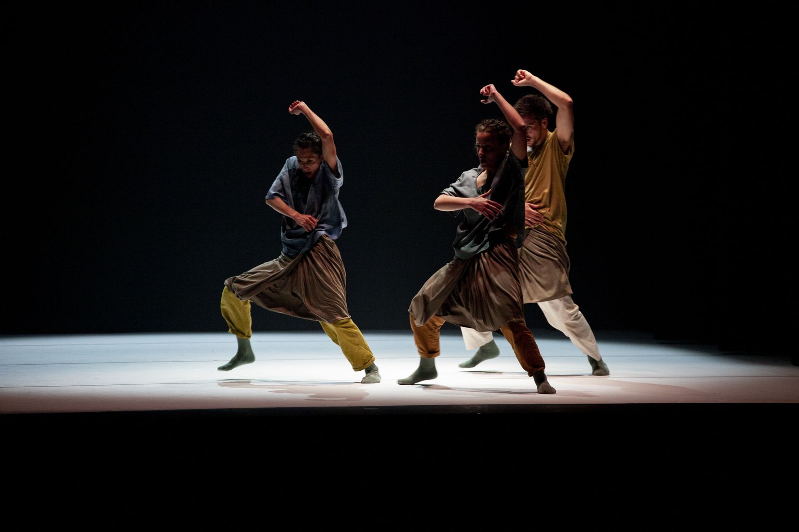 Mario Bermúdez, Catherine Coury y Marilisa Gallicchio en 'El bosque'.