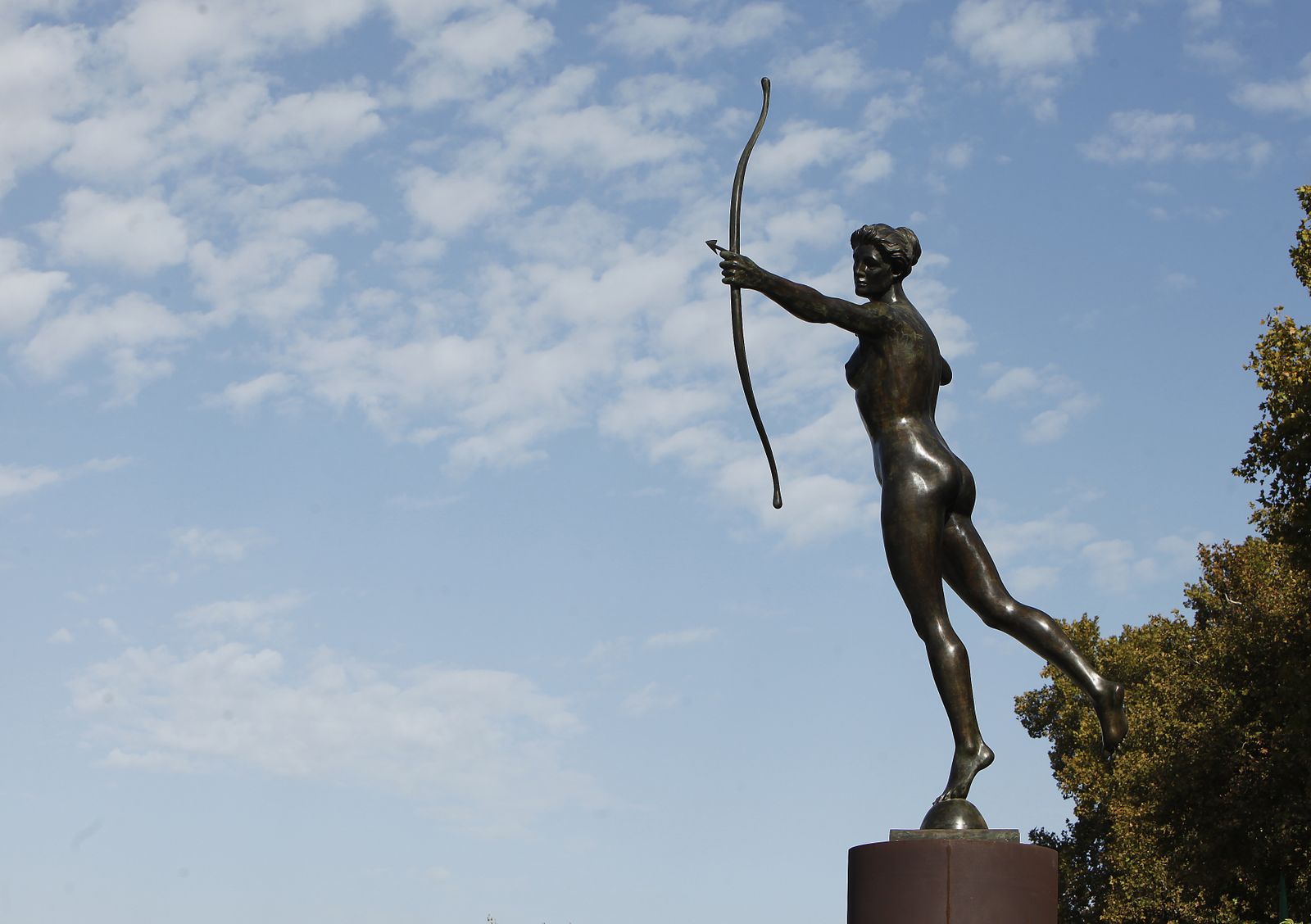 Diana Cazadora en el muelle de Nueva York