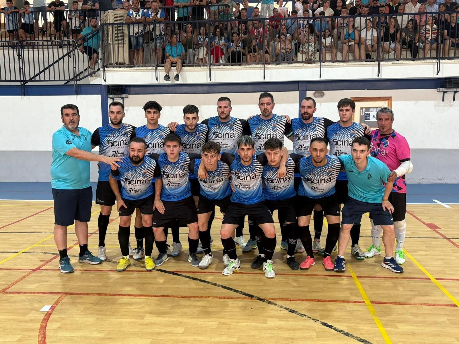 El Mancha Real FS, apoyado por su afición.