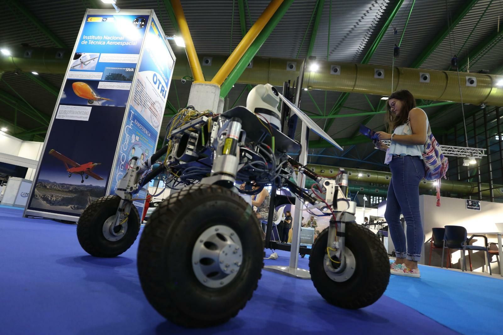 Uno de los prototipos que se muestran en este congreso sobre movilidad inteligente.