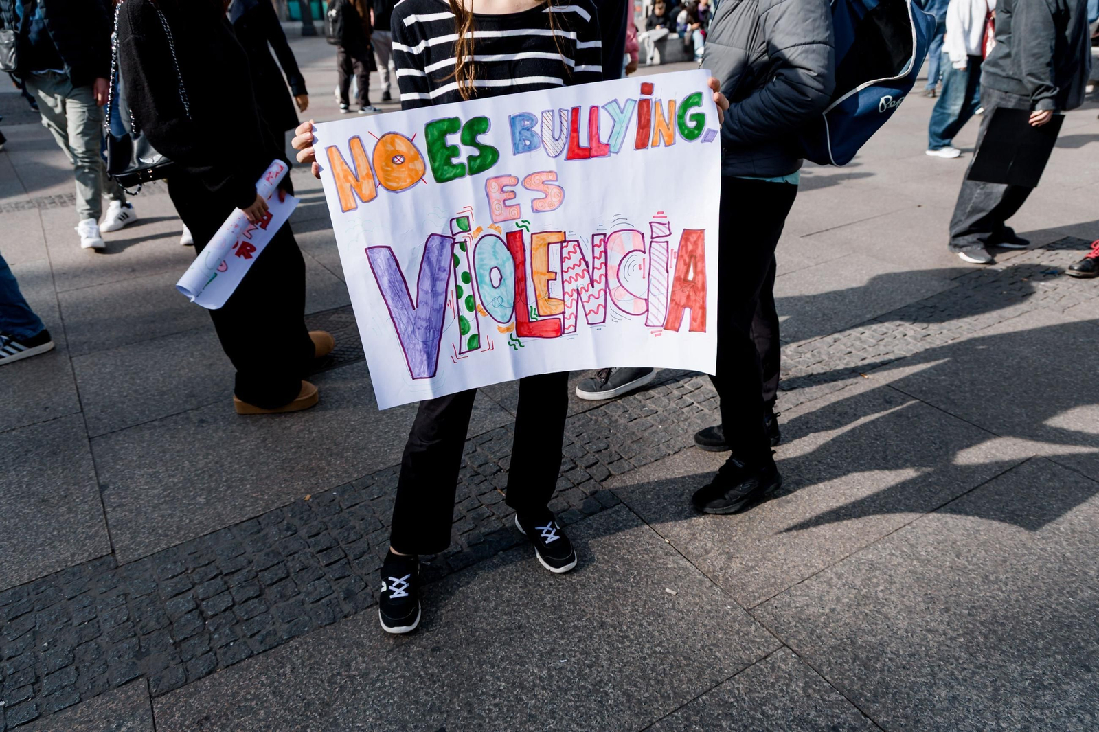 Las manifestaciones estudiantiles alzan su voz contra el 'bullying' a lo largo y ancho de España