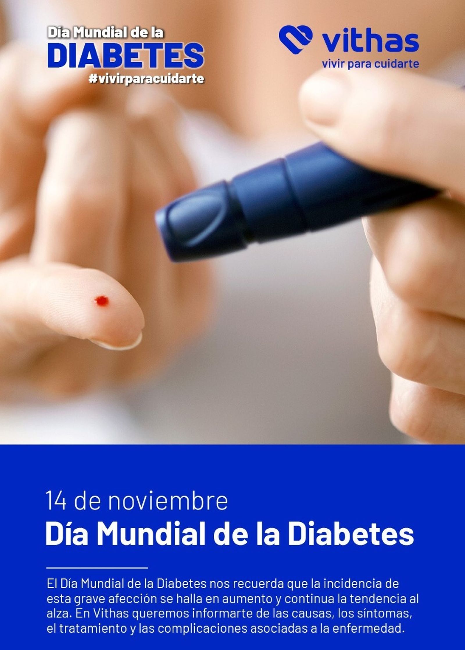 Endocrinos de Vithas afirman que el número de diabéticos ha aumentado un 42% desde 2019