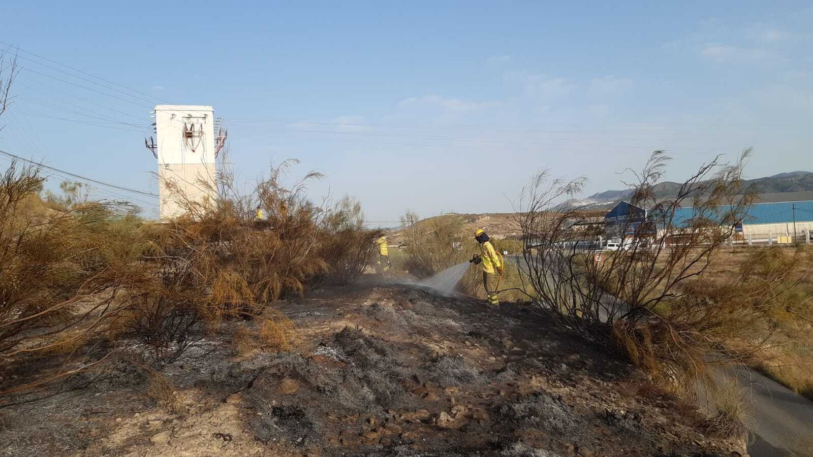 Extinguido un conato de incendio forestal en Purchena