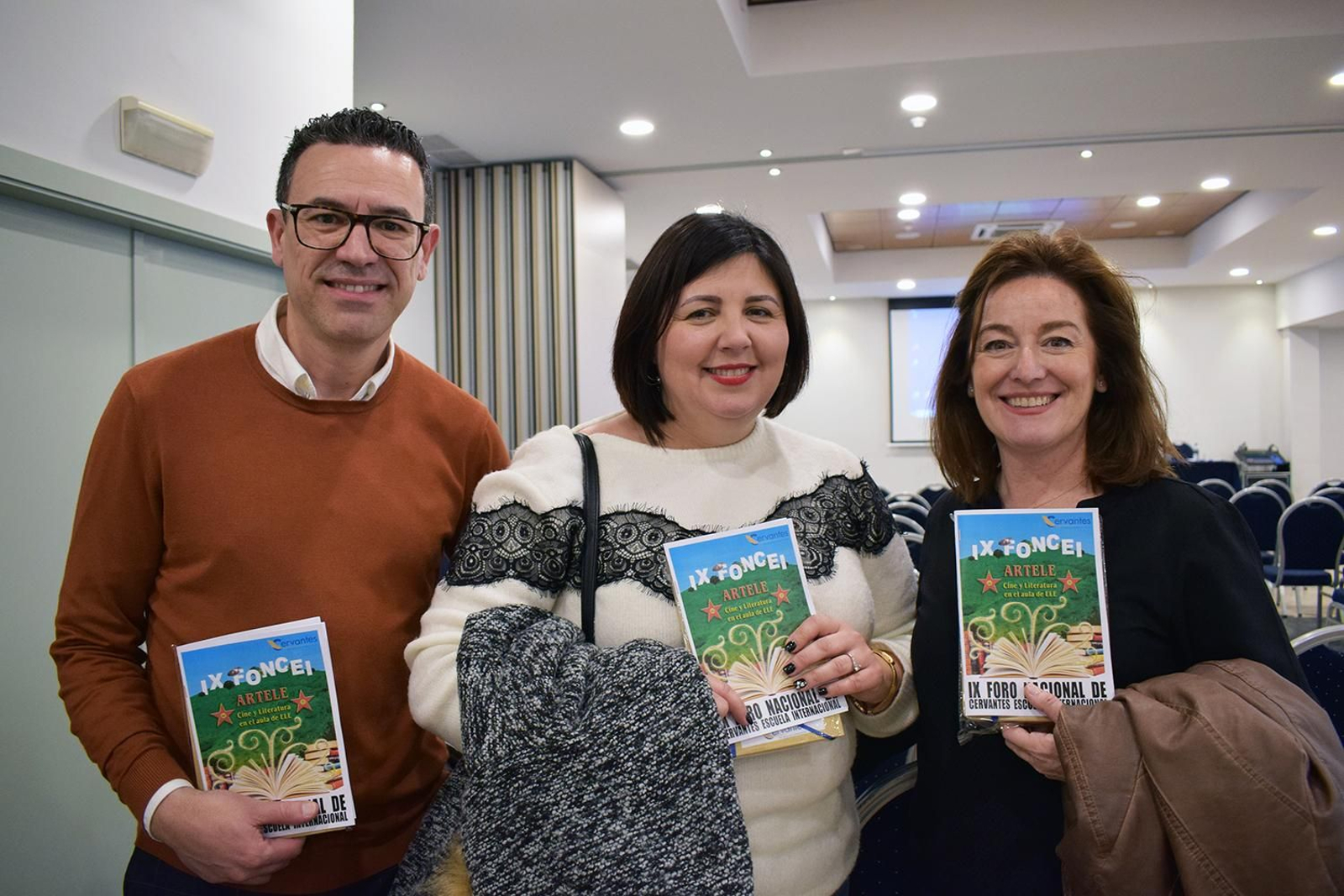 4 Antonio Hierro, Paqui Miranda y Begoña Díez