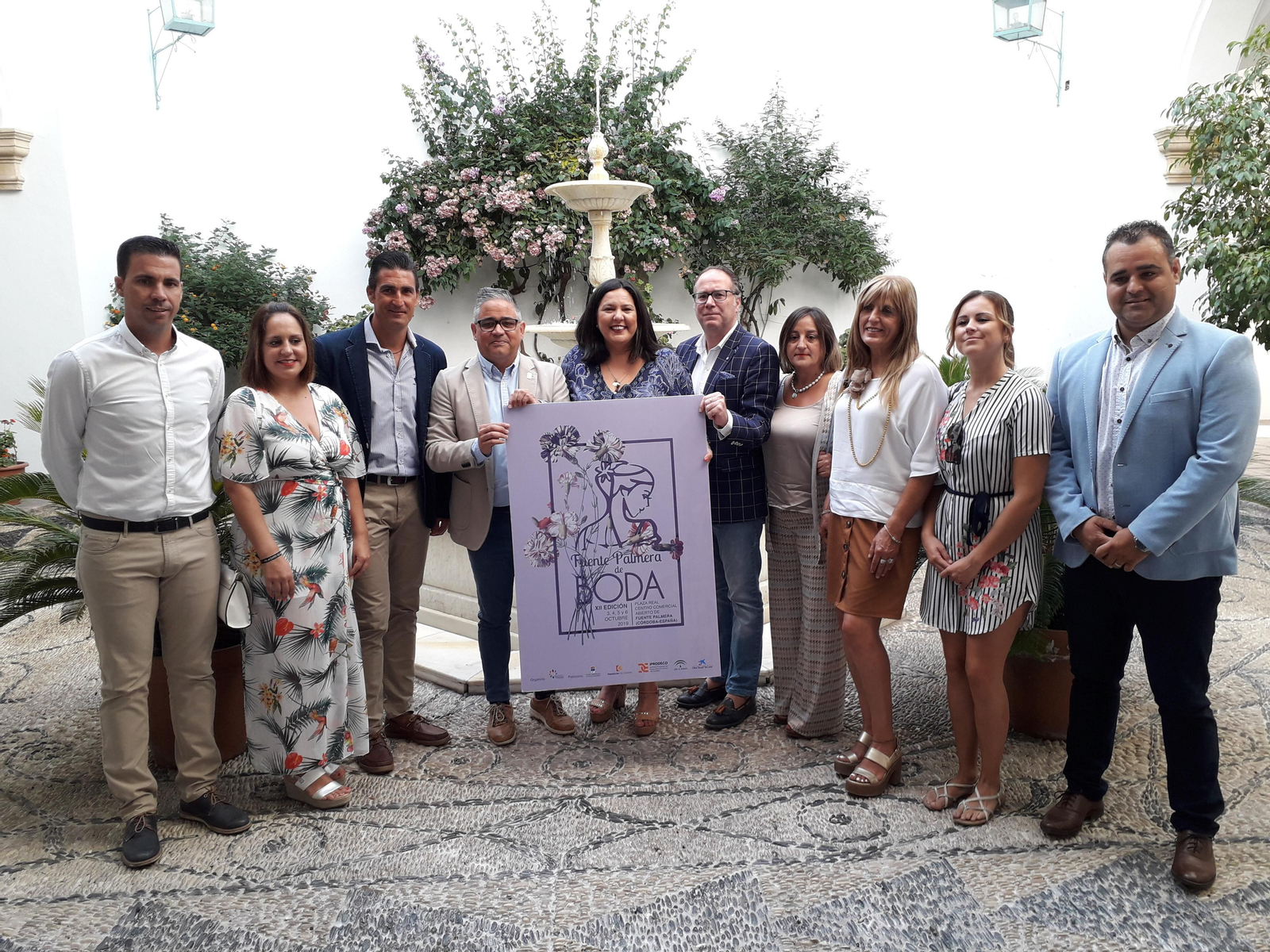 Presentación de Fuente Palmera de Boda en el palacio de la Merced.