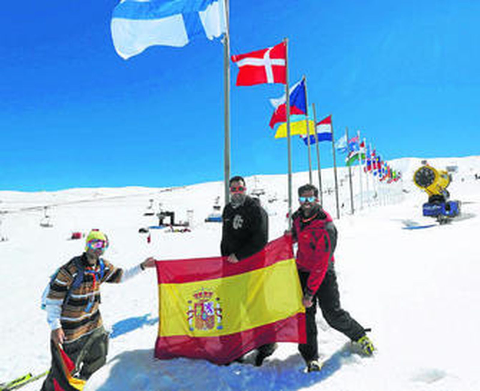 Zona de la Loma de Dílar, donde tienen lugar las pruebas.