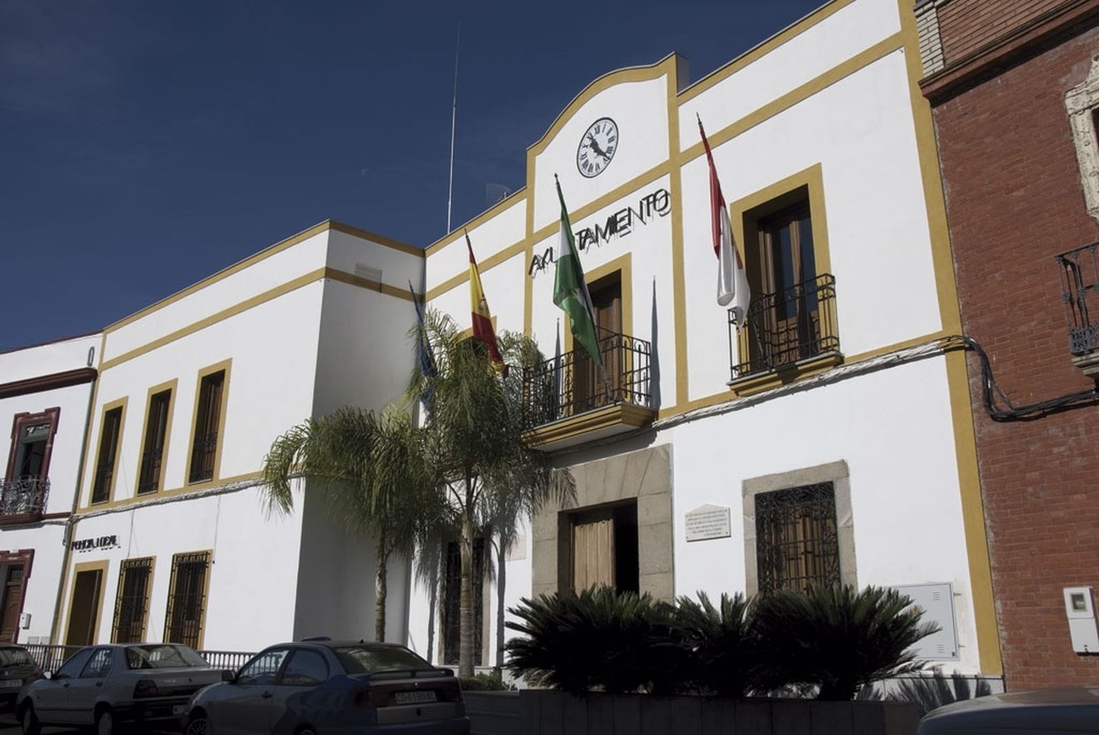 Fachada del Ayuntamiento de Espiel.