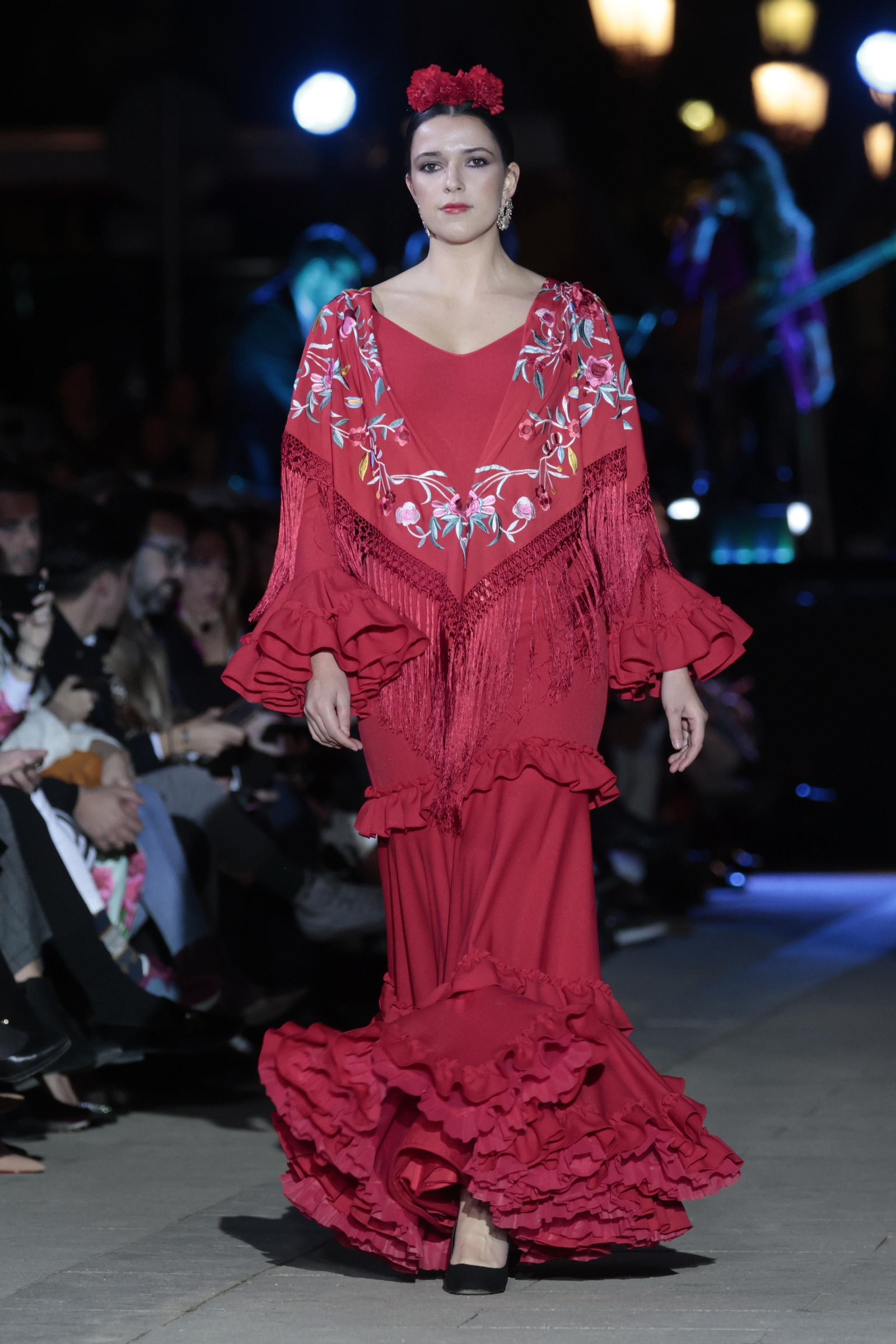 El desfile Andalucía es flamenca en el Palacio de San Telmo, todas las fotos