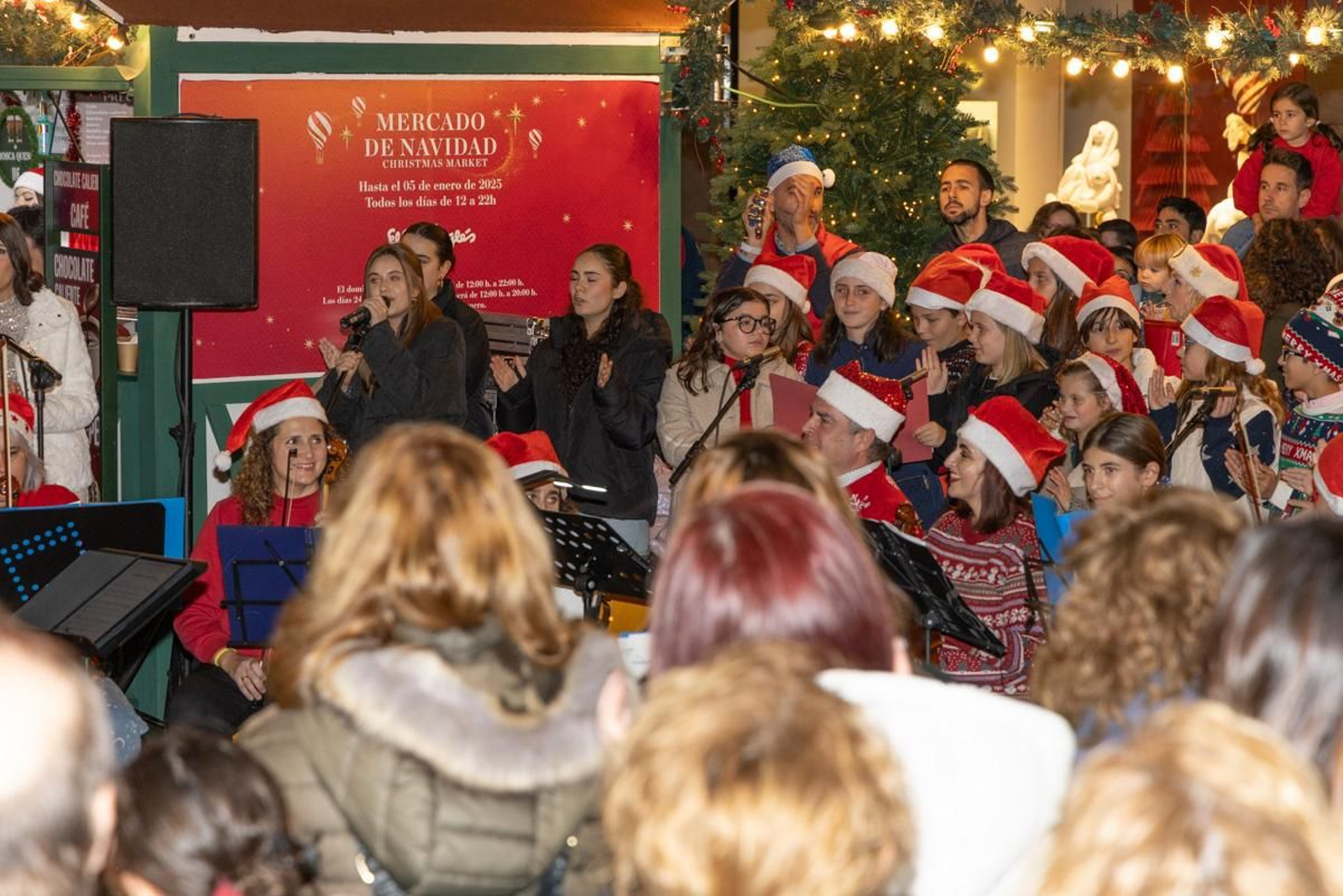 Encendido del alumbrado e inauguración del mercado y atracciones navideñas de El Corte Inglés