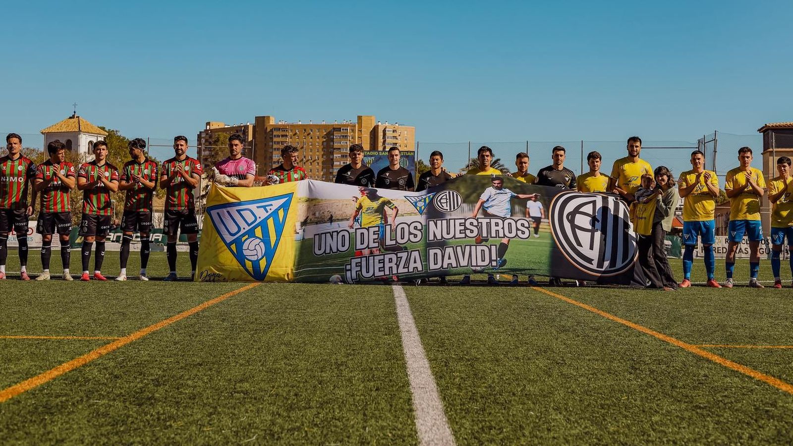 Homenaje de Tomares y Atlético Cental a David Horrillo, exjugador de ambos clubes