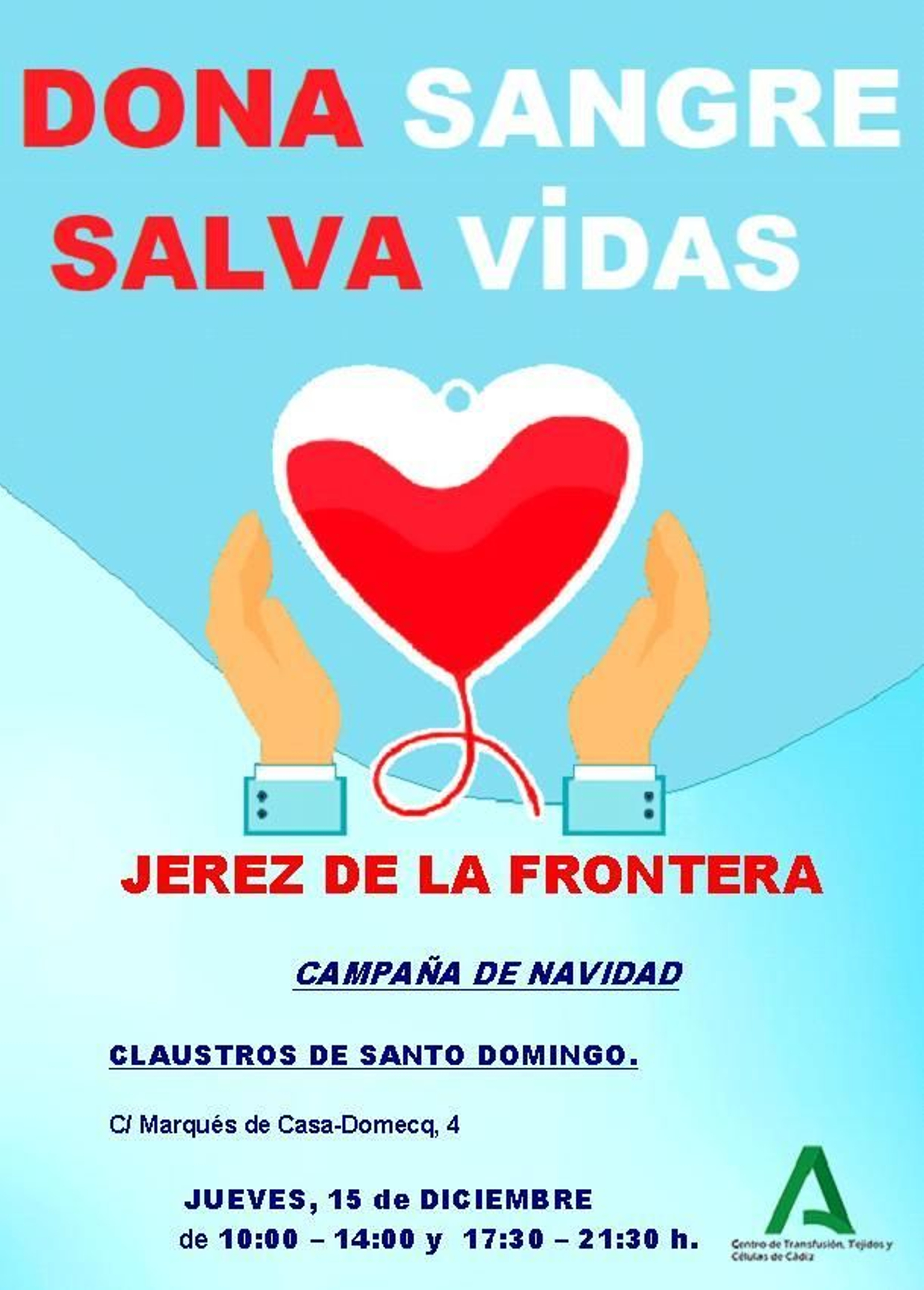 Colecta especial de sangre por Navidad