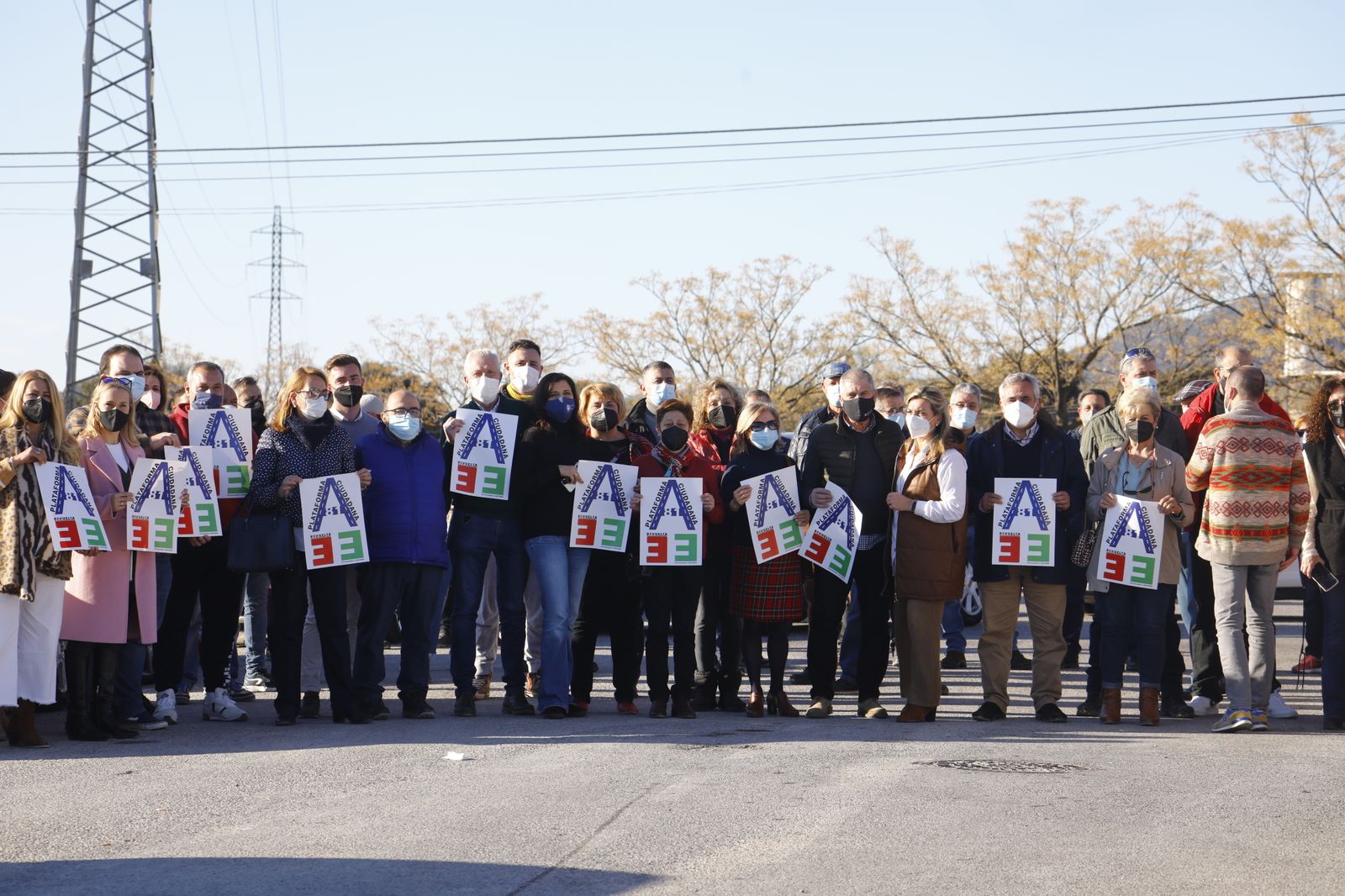 Las fotografías de la marcha lenta entre Córdoba y Badajoz para exigir la autovía A-81