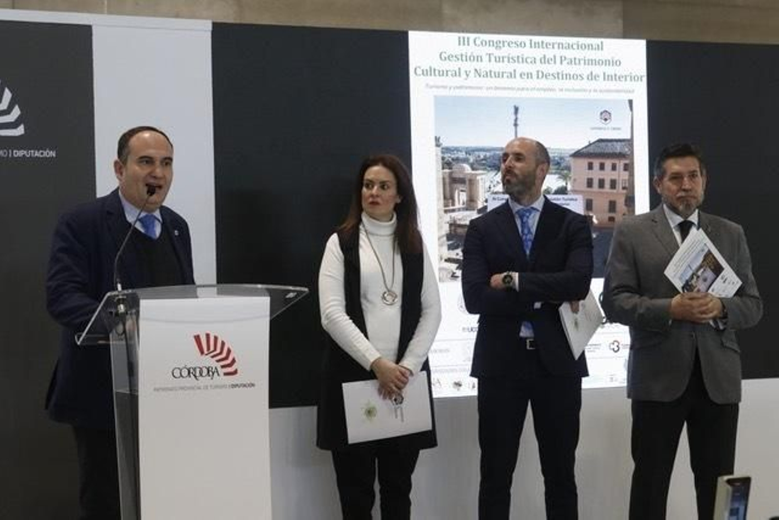 Ricardo Hernández Rojas durante la presentación de la tercera edición de Cigestur en Fitur