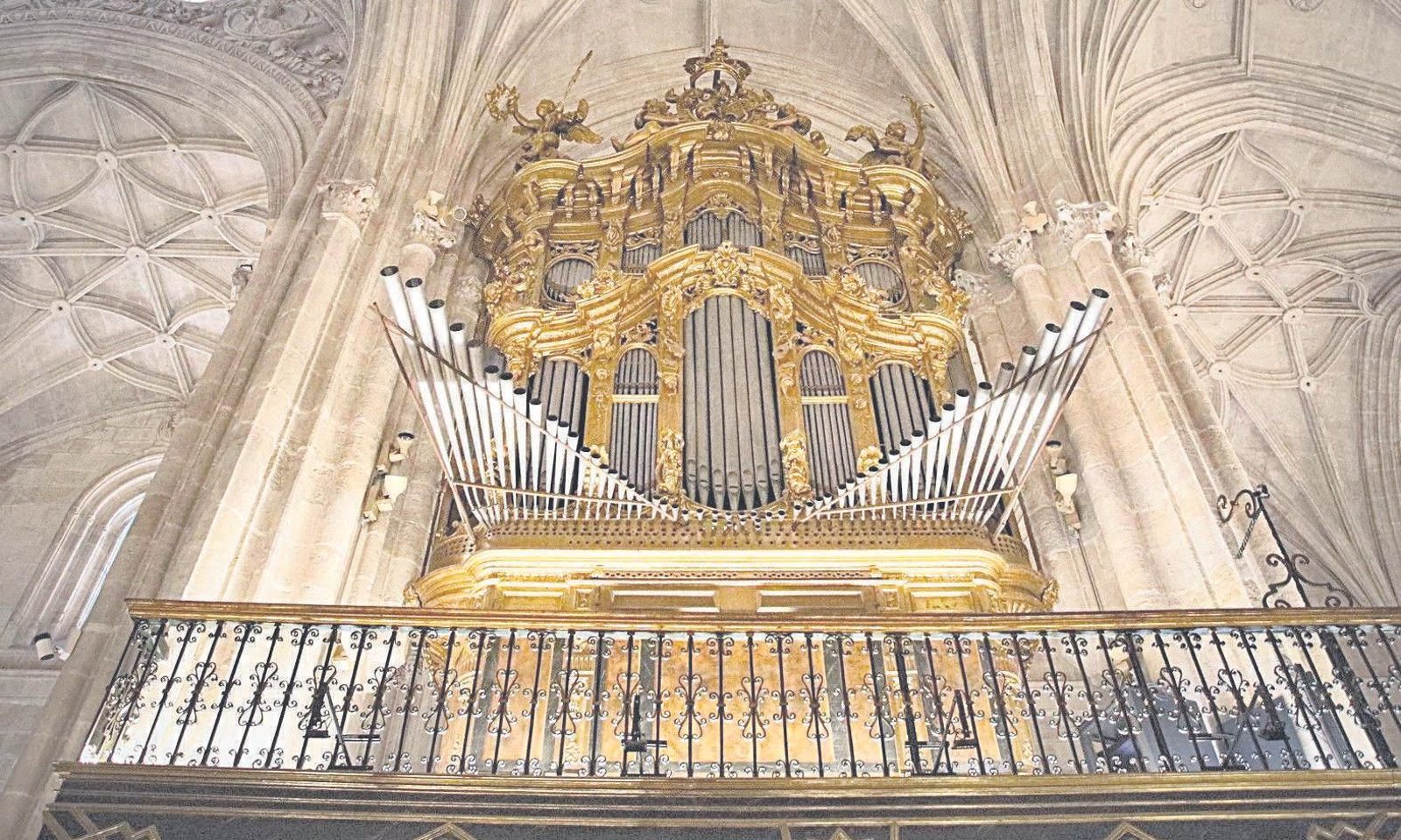 Estado actual del órgano mayor de la Catedral.