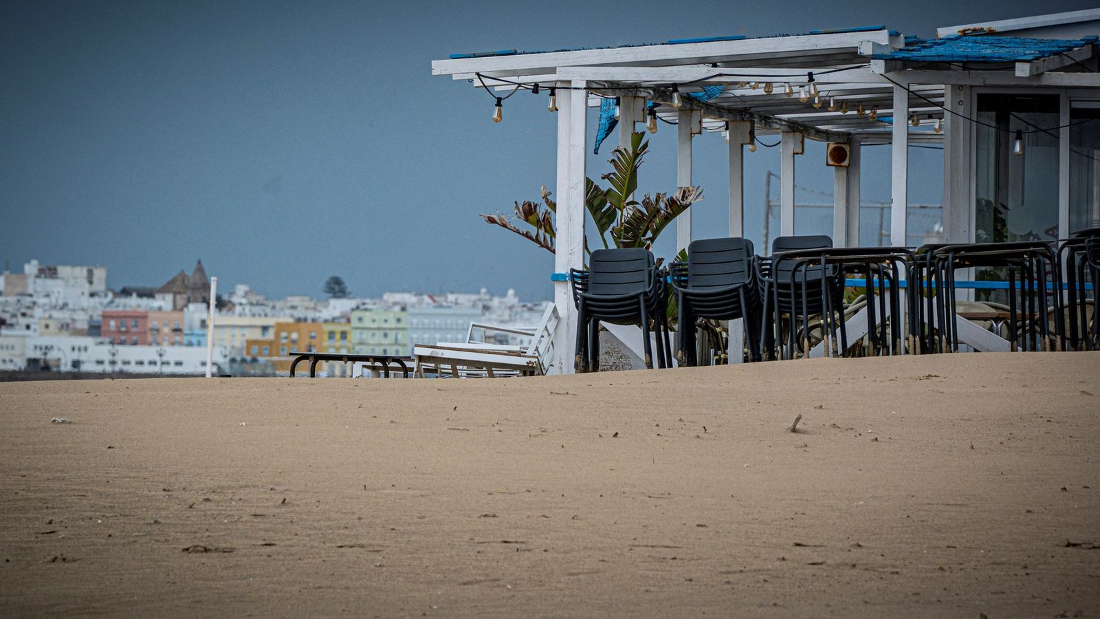 Así han quedado las playas de Cádiz después de tres meses de temporales