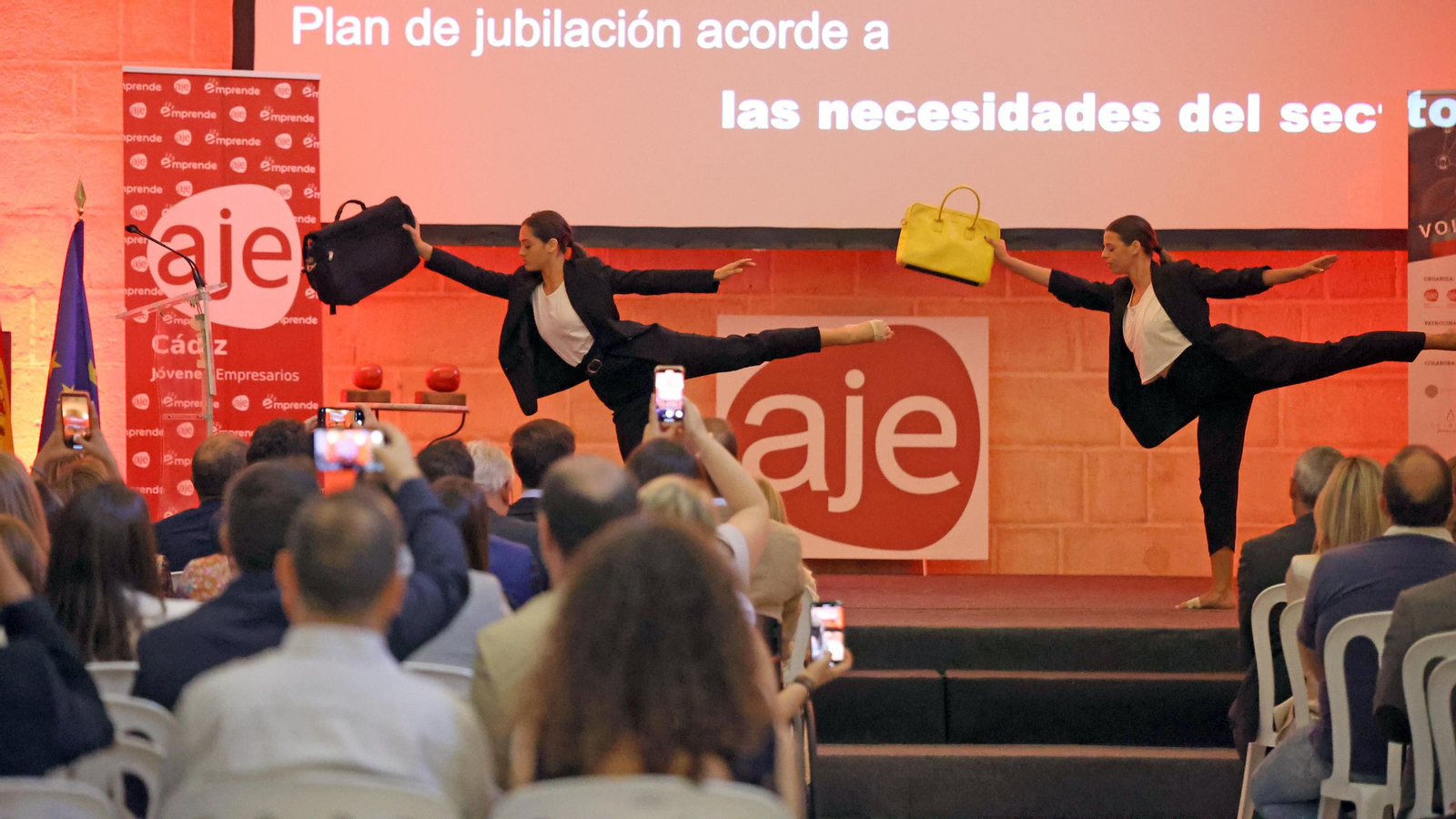 Entrega de premios de la Asociación de Jóvenes Empresarios en Jerez