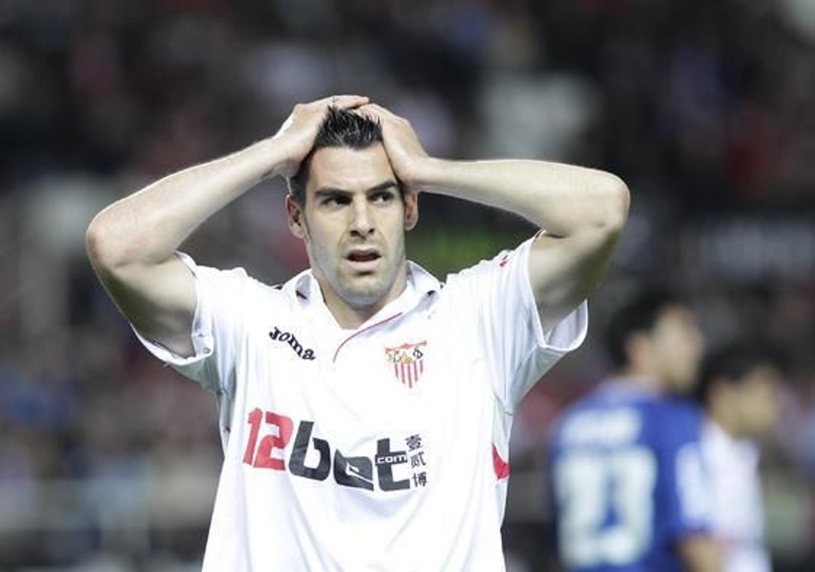 El Sevilla y el Xerez empatan en el Sánchez Pizjuán. / Antonio Pizarro