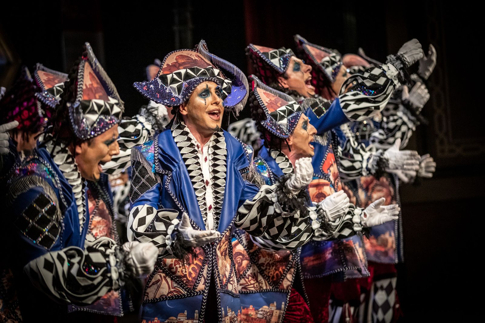 La comparsa de Juan Carlos Aragón 'La Gaditaníssima'.