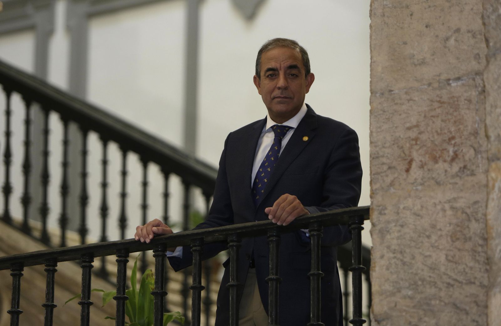 Miguel Ángel Castro, rector de la US.