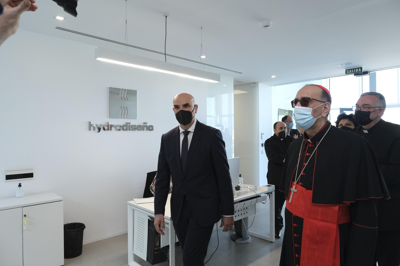 Bendición de las instalaciones de Hydrodiseño, en Huércal Overa (Almería)