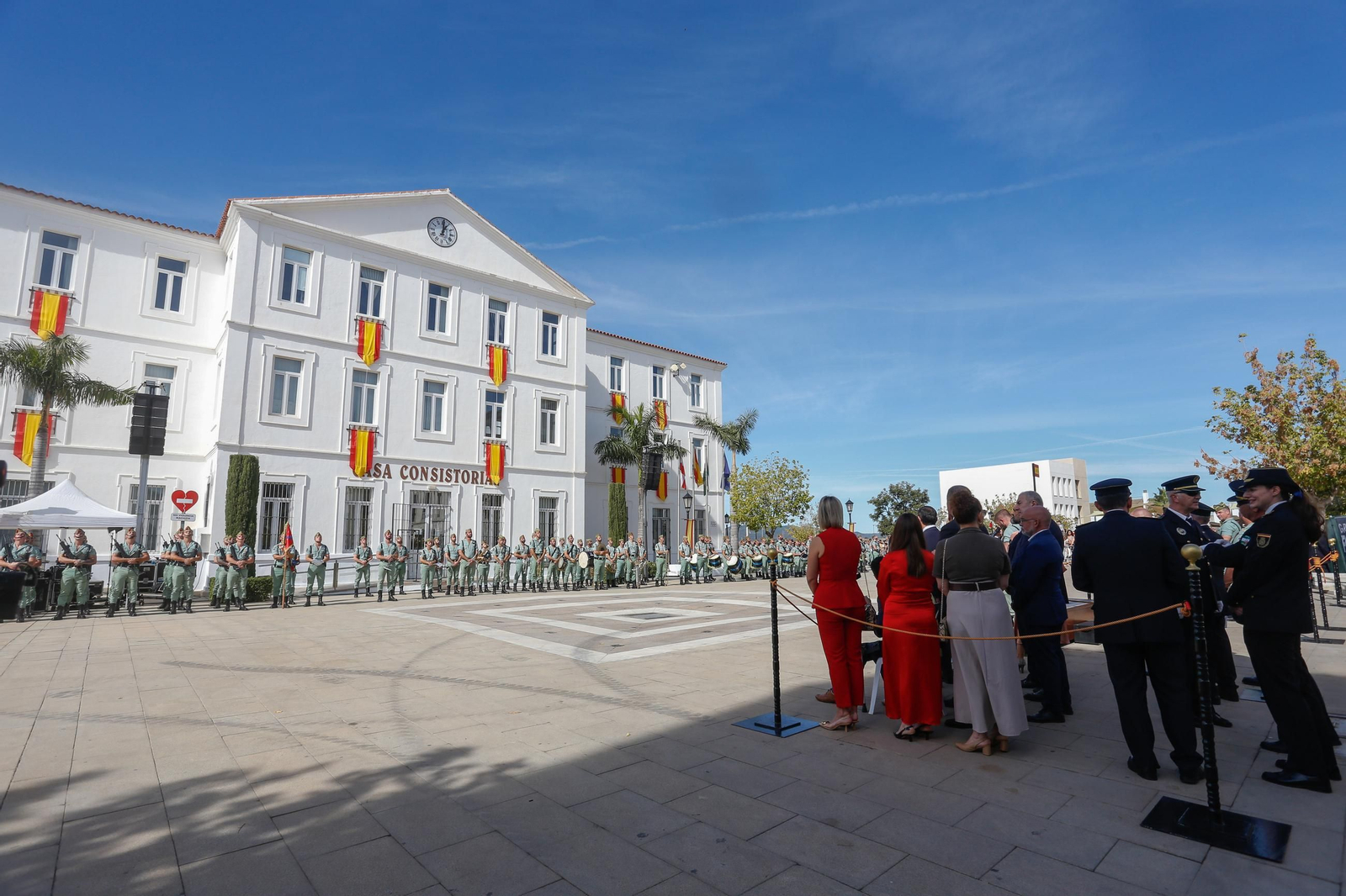 San Roque homenajea al Regimiento Pavía en su 30 aniversario, en imágenes