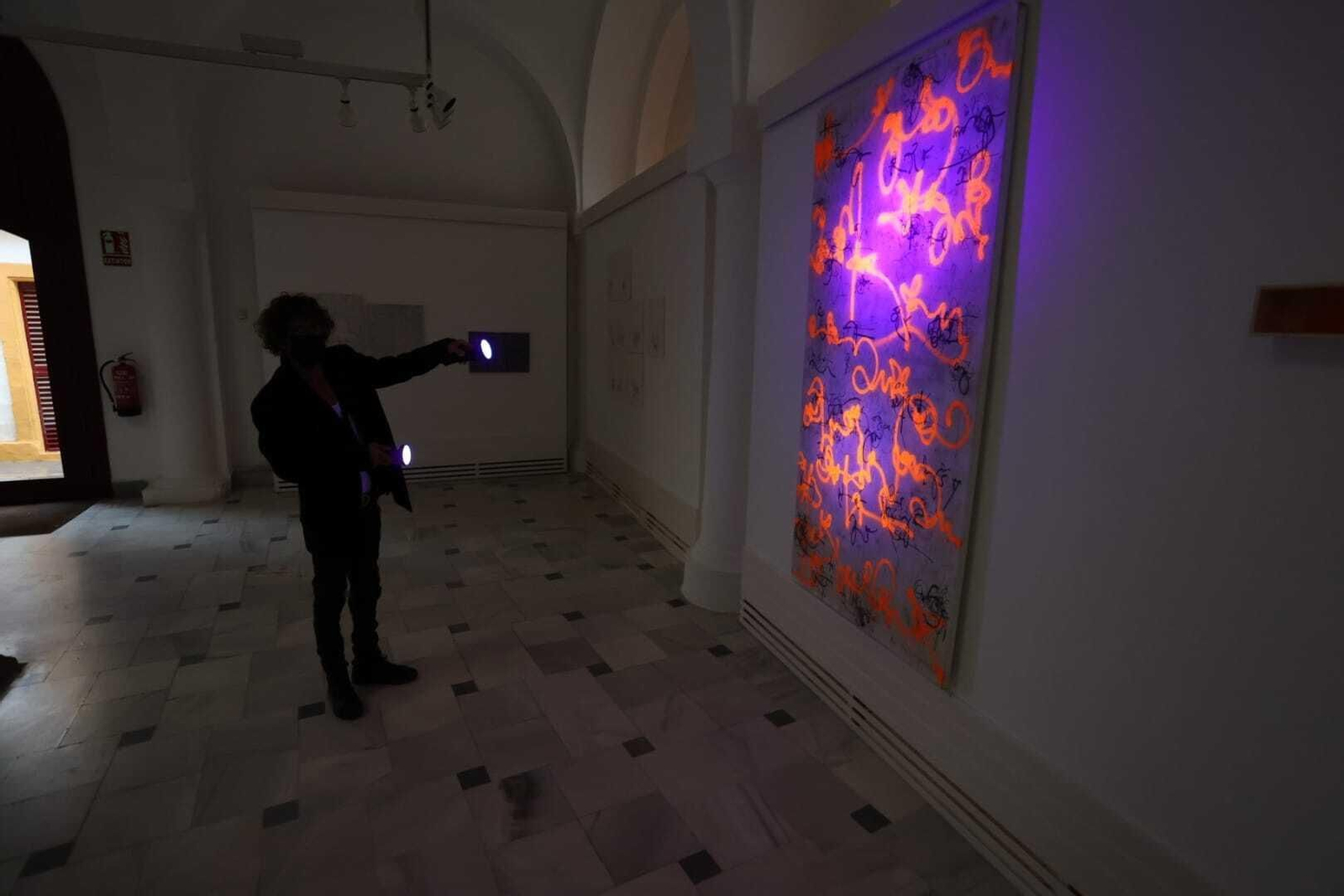 Exposición 'Las caligrafías del alma' de Willie Márquez en Jerez