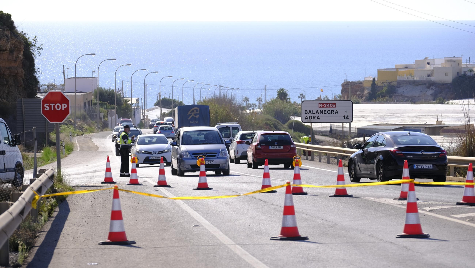 Reparación de los daños por la dana en la Autovía del Mediterráneo, en imágenes