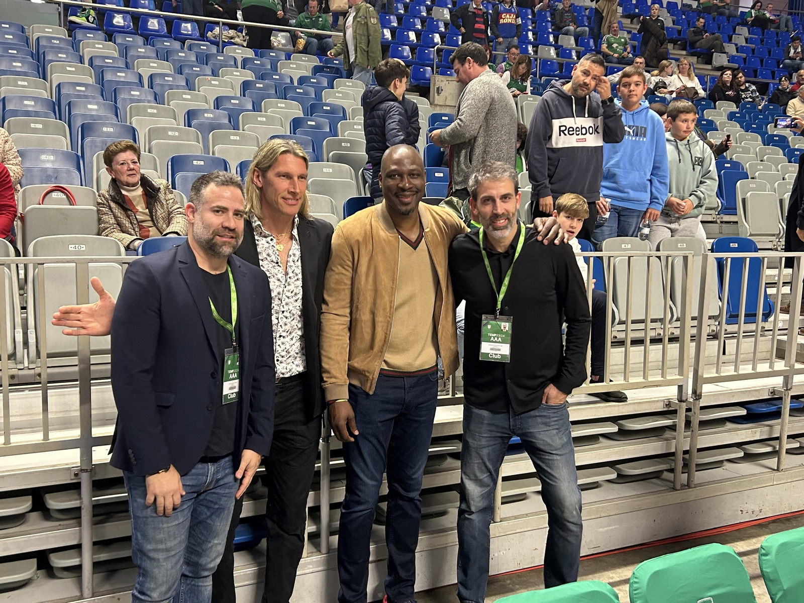 Carlos Cabezas, Walter Herrmann, Flo Pietrus y Berni Rodríguez.