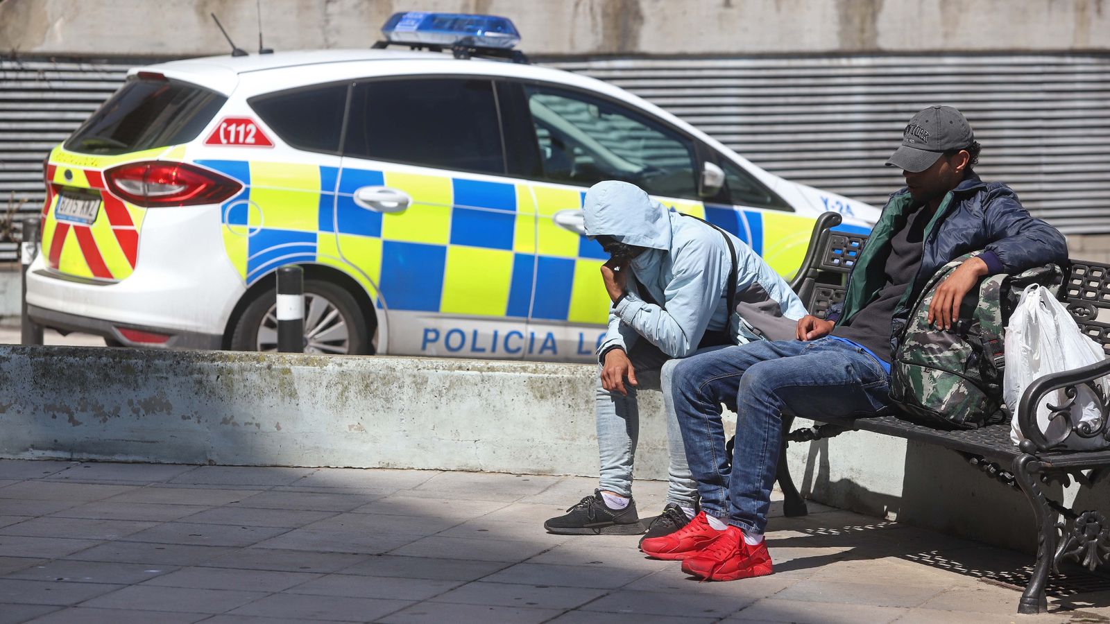 Desalojo del edificio La Escalinata