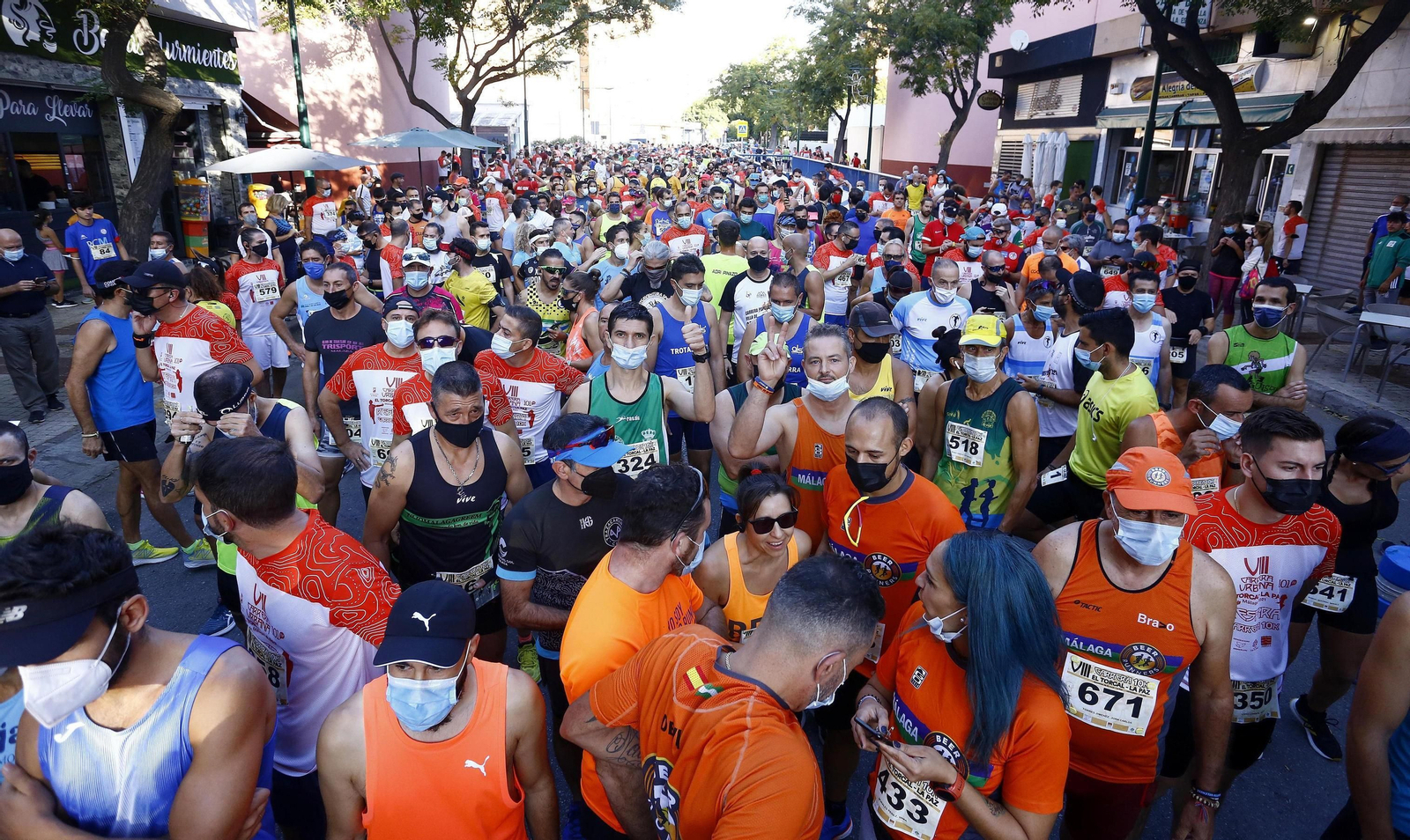 Las fotos de la primera carrera urbana en Málaga tras la pandemia Las fotos de la primera carrera urbana en Málaga tras la pandemia