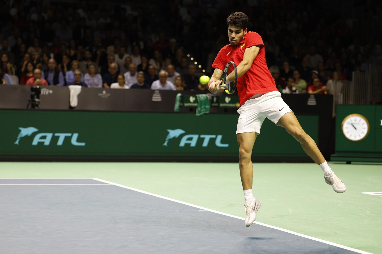 Las fotos de la derrota de España en el dobles ante Países Bajos