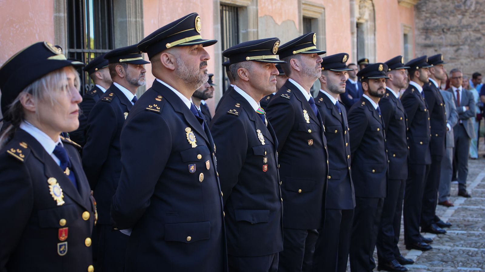 Emotivo acto por el Día de la Policía Nacional celebrado en Jerez