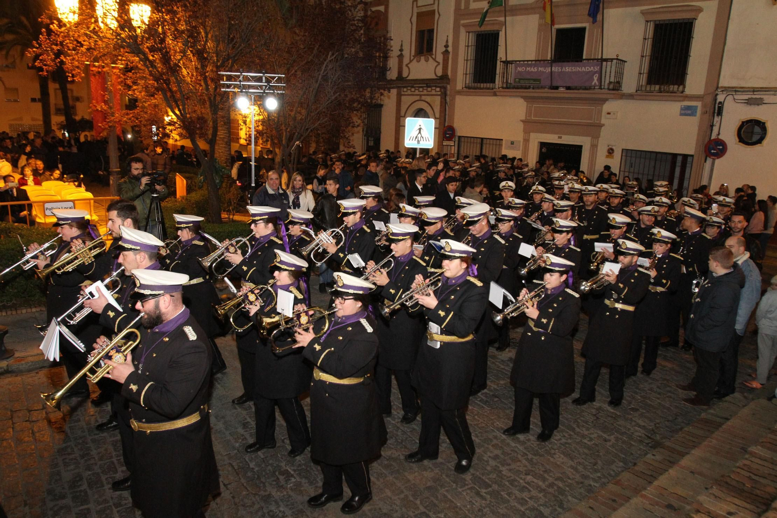 Agrupación Musical de los Gitanos, que acompaña al Señor de Pasión el Martes Santo.