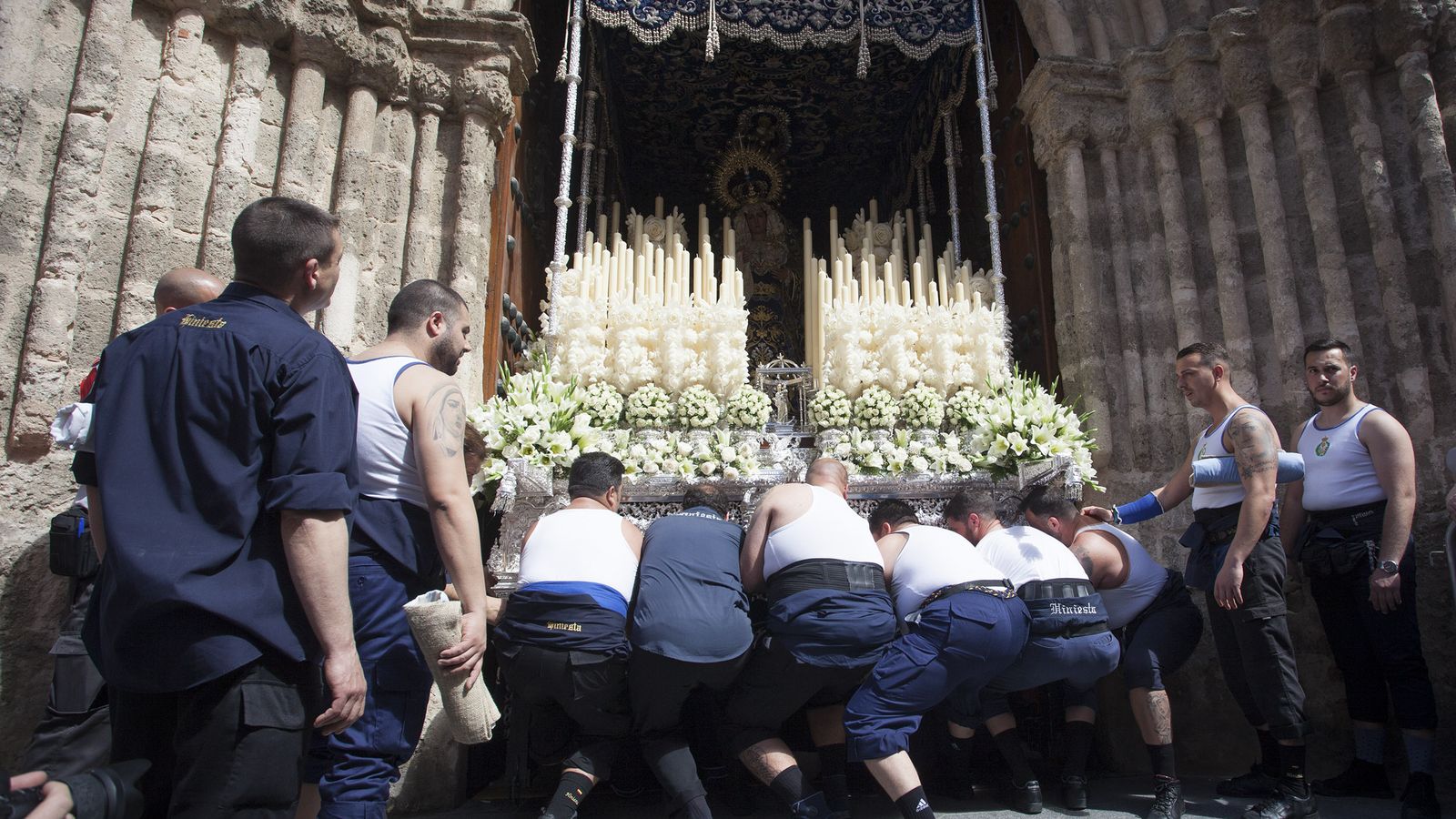 Las imágenes de la Hermandad de la Hiniesta