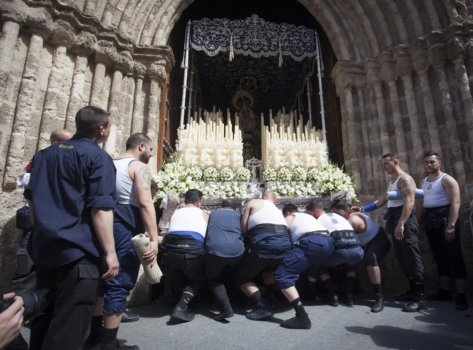 Las imágenes de la Hermandad de la Hiniesta