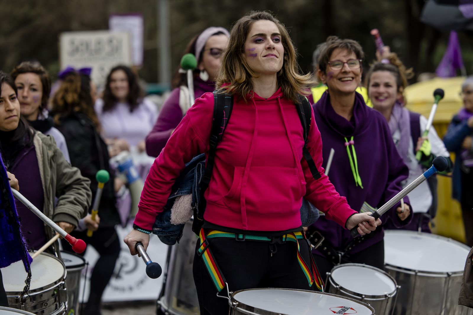 Las imágenes de la manifestación del 8M en Cádiz.