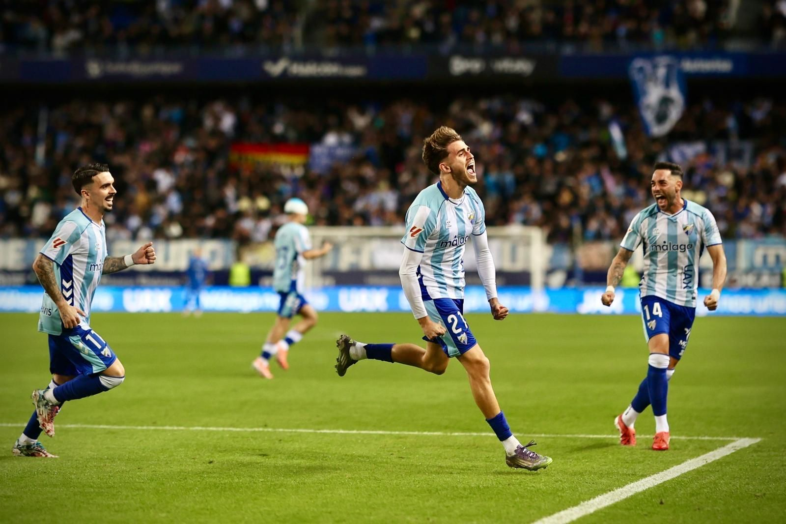El Málaga CF-Mirandés, en fotos