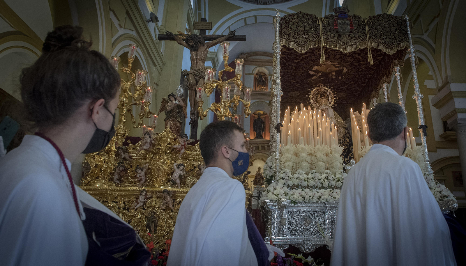Las imágenes de la Hermandad de San Benito