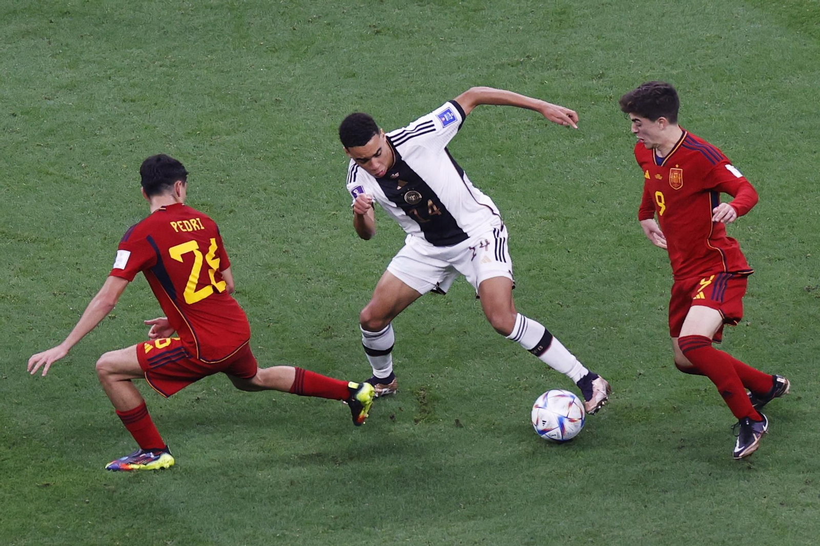 Las fotos del España-Alemania del Mundial de Qatar