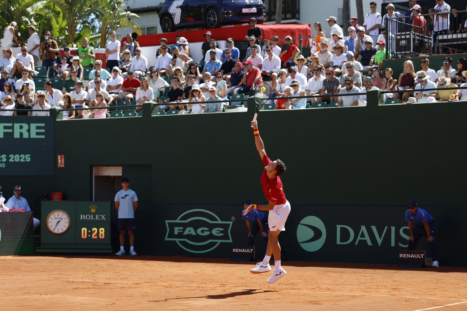 Copa Davis en Marbella: Pablo Carreño pierde ante Holger Rune (7-5 y 6-3)