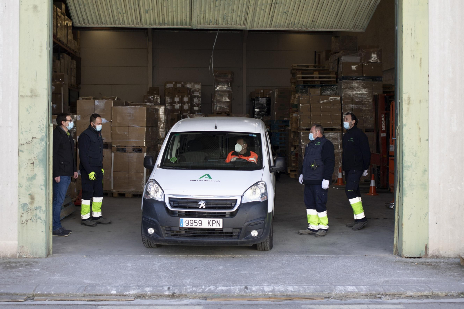 Fotos de un día histórico: así ha sido la vacunación en Granada