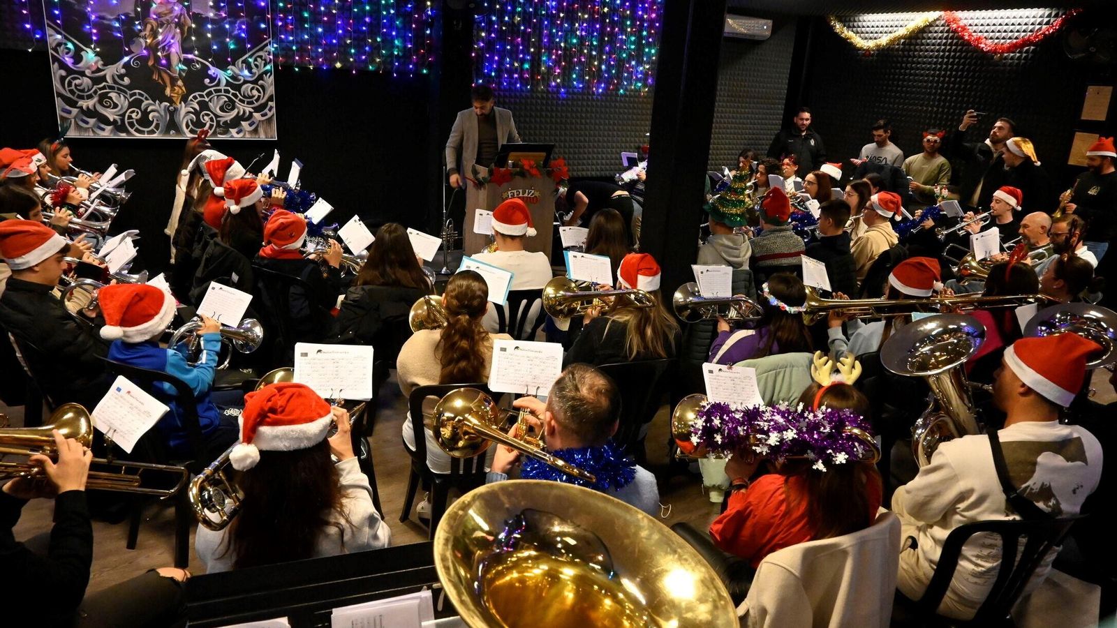 El local de ensayo de la Agrupación Musical.