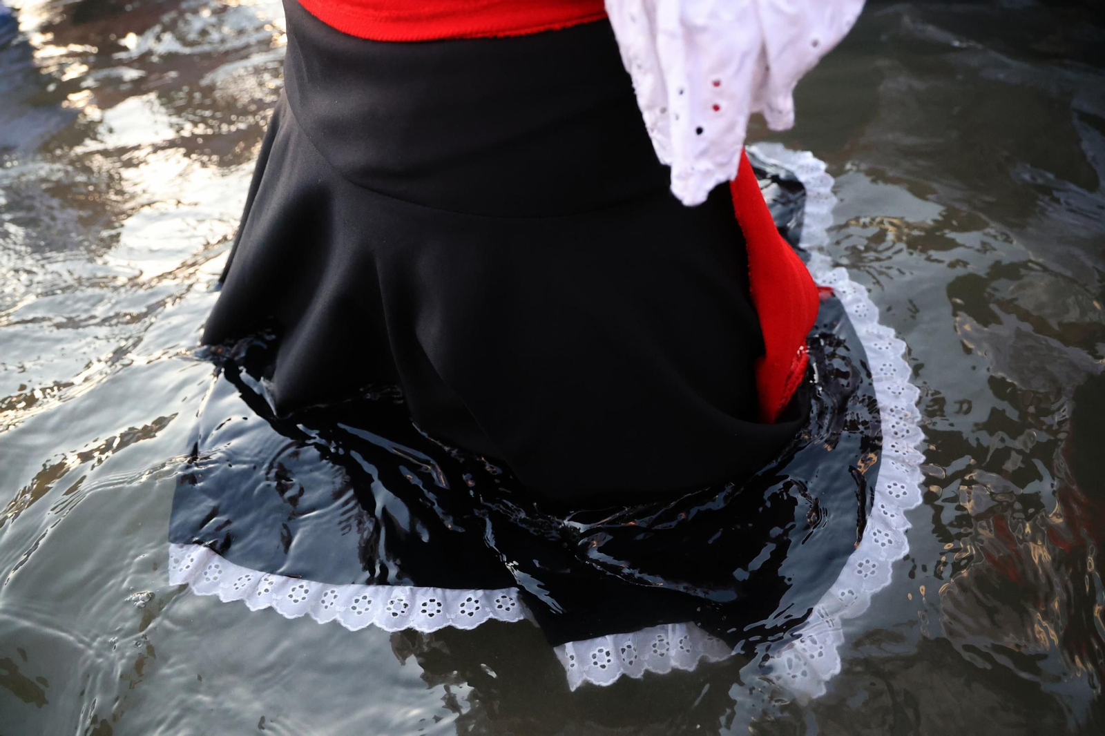 La procesión de la Virgen del Carmen en El Palo, en Málaga, en imágenes