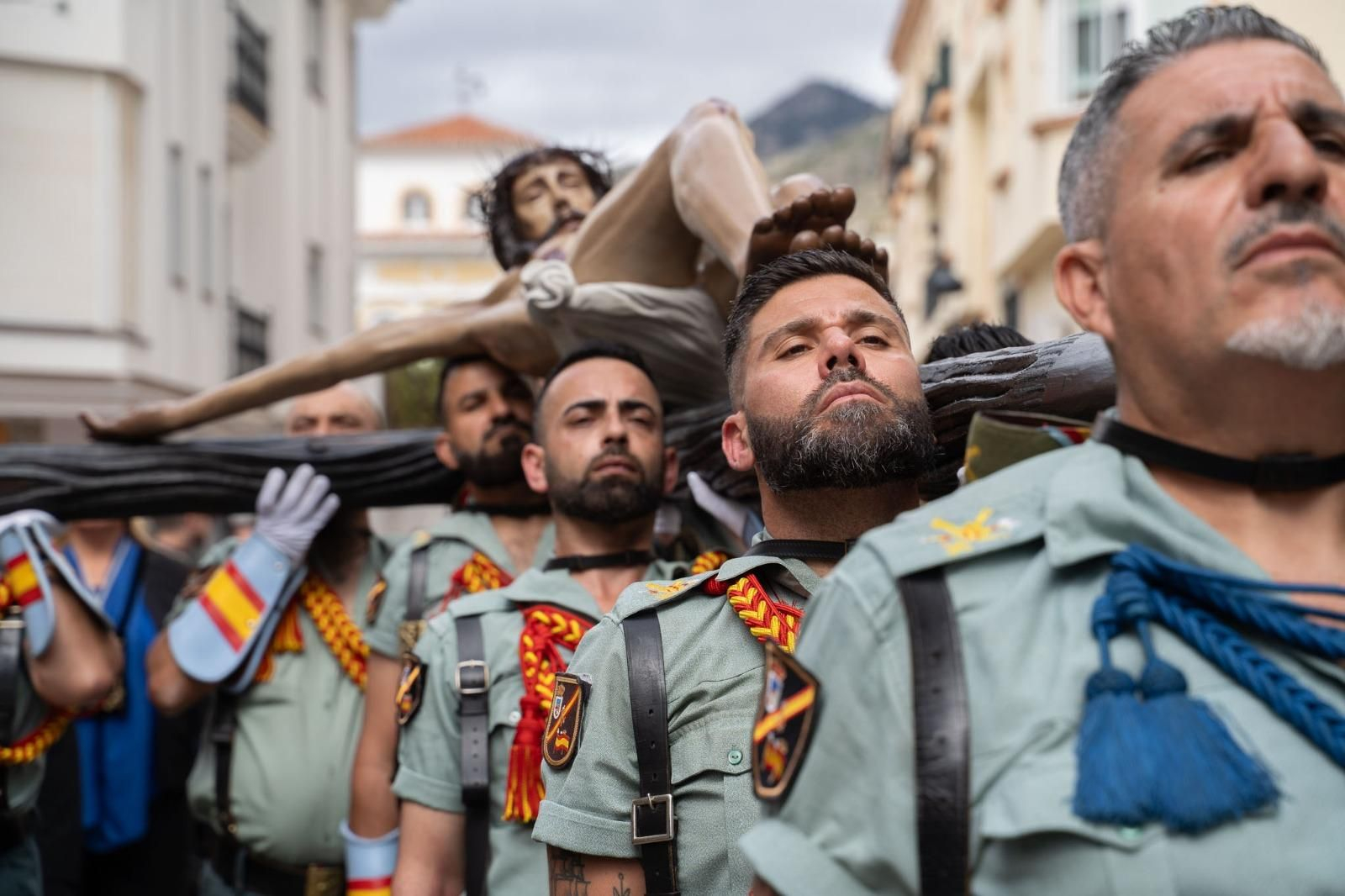 El Nazareno el Jueves Santo en Benalmádena Pueblo, en imágenes
