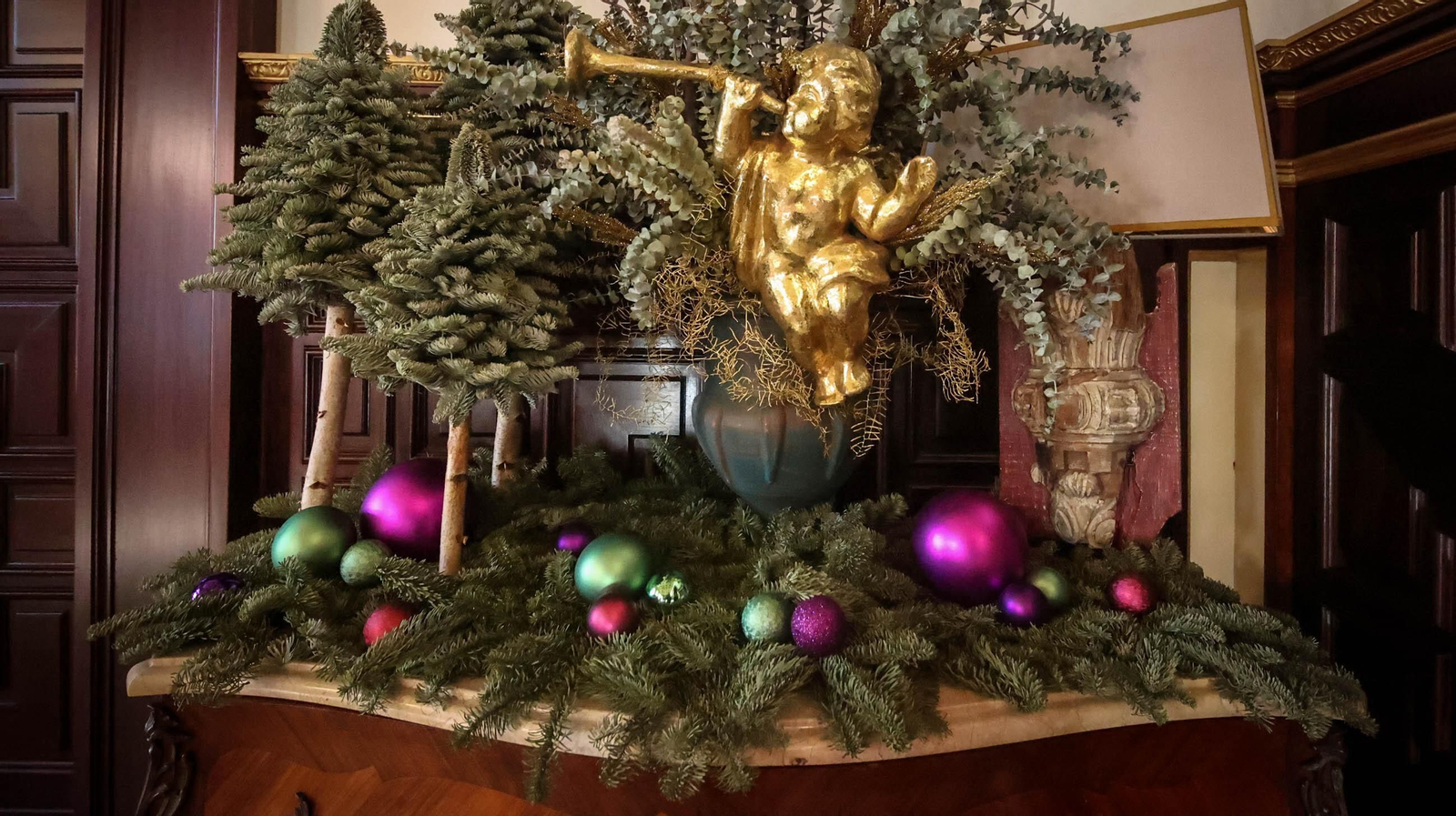 Así es la decoración navideña del Hotel Casa Palacio maría Luisa