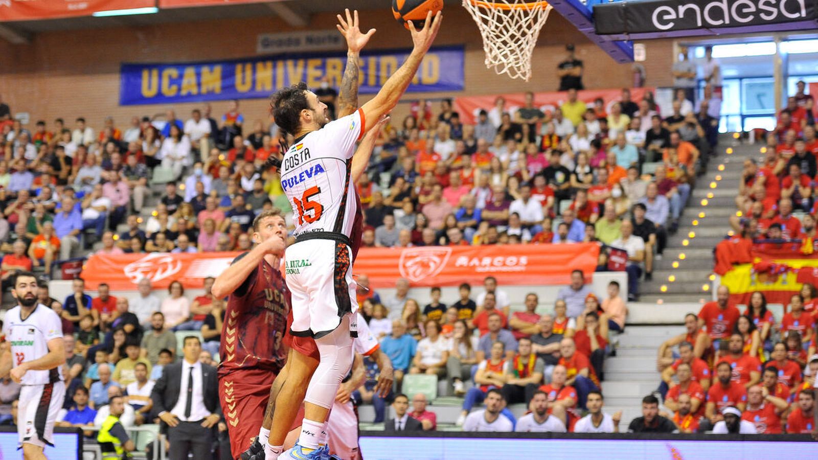 Lluis Costa, en un partido de esta temporada del Covirán Granada
