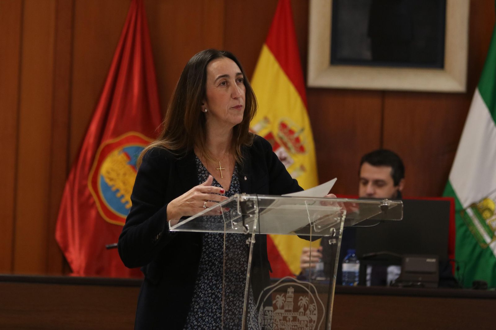 La portavoz de Vox en el Ayuntamiento de Córdoba, Paula Badanelli.