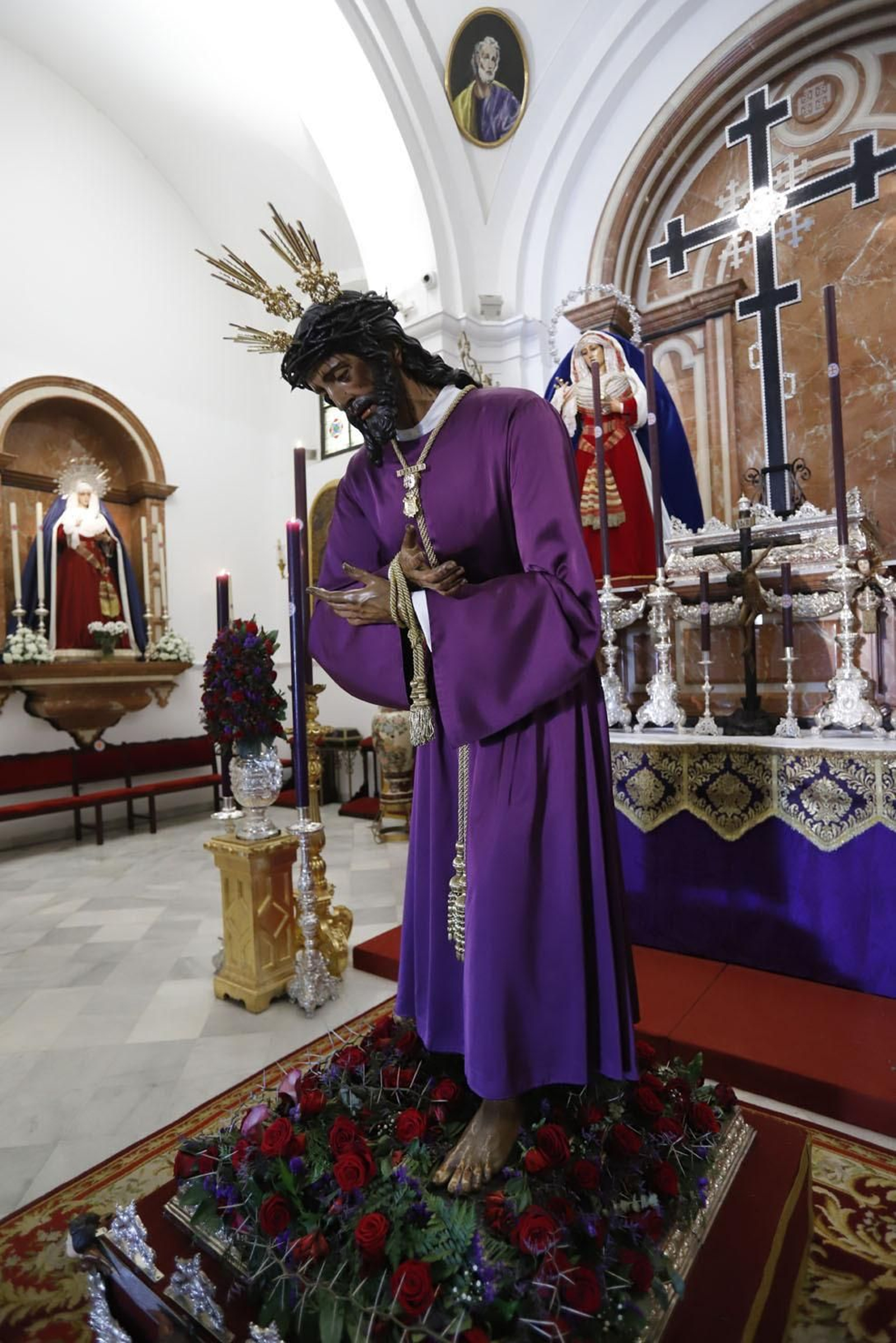 Imágenes de las veneraciones a los Cautivos de Huelva